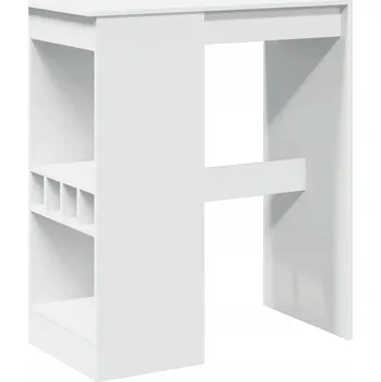 Jídelní stůl Barový stolek Estetyka bílý 90x47,5x103,5 cm