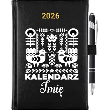 Kalendář Knižkový kalendář 2026 A5 černý