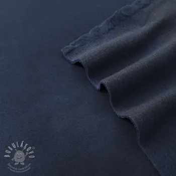 Teplákovina počesaná JOGGING navy