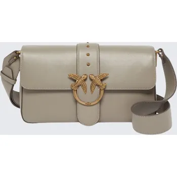 Kabelka Dámská kabelka PINKO LOVE ONE CLASSIC 104524A0QOI68Q šedobéžová Velikost: U