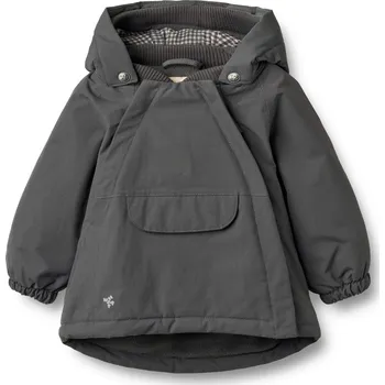 Chlapecká bunda Dětská bunda se vzhledem ANORAKU do chladných zimních dnů SASCHA WHEAT Black sea Velikost: 86