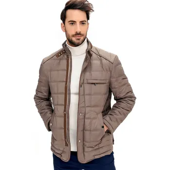 Pánská bunda dewberry dewberry hnědá | kaki | krémová 1340146