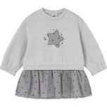 MAYORAL dívčí šaty DR hvězda šedá vel. 98 cm