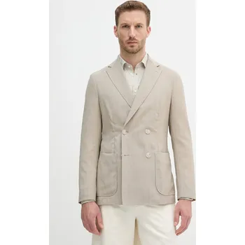 Pánské sako Vlněné sako BOSS C-Hanry-DB-254 50553881 béžová 80X, vel. 48