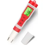 W-Star EZ9908 - Tester vody 4v1 na pH, vodivost, TDS pro bazény, studny a hydroponii