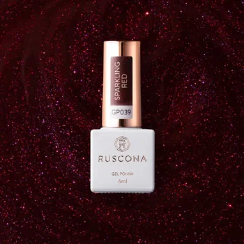 Lak na nehty RUSCONA lak SPARKLING RED 039 6 ml