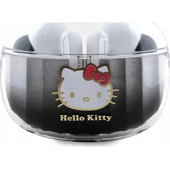 Sluchátka Bezdrátová sluchátka do uší Hello Kitty černá TWS + dokovací stanice