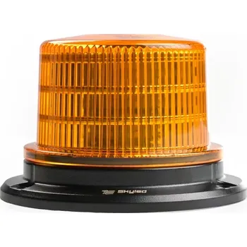 Maják LED maják na tři šrouby, oranžový, 144mm, 12/24V