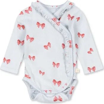 Kojenecký body Bavlněné kojenecké body Konges Sløjd SUI NEWBORN FRILL BODY GOTS KS104004.9BYA modrá 05X, vel. 50-56