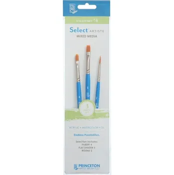 Malířský štětec Princeton Brush Selectartiste Multi-Technique 4 Sada štětců 3 ks