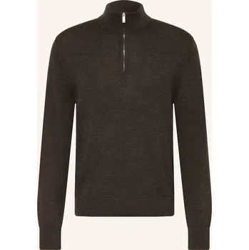 Pánské oblečení Calvin Klein Pánský Svetr Troyer, tmavě šedá, XL