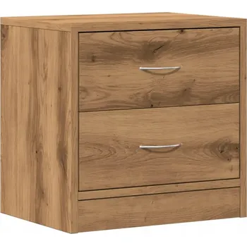 Noční stolek Noční stolek dub 40x30x40 cm, 2 zásuvky