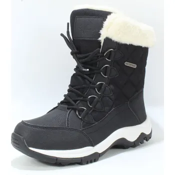 Dámské kozačky JAKUB-OBUV Dámská zimní obuv s chlupem 7Z6028C vyteplená černá 36