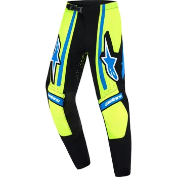 Moto kalhoty Dětské motokrosové kalhoty Alpinestars Techstar Nomur tmavě modro-fluo žluto-modré