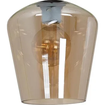 Stínidlo Náhradní sklo univerzální SANTIAGO E27 pr. 18 cm kouřová hnědá