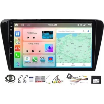 Auto Hi-Fi AUTORÁDIO GPS ANDROID ŠKODA OCTAVIA 3 2013-2019 CARPLAY WIFI USB 6GB 128GB