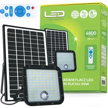 LED reflektor Kobi 30 W 4800 lm černý IP65 s pohybovým senzorem