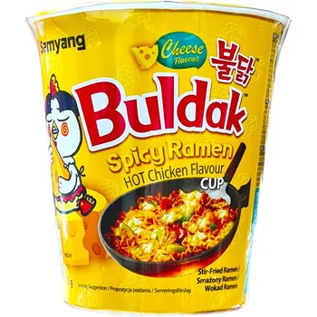 Samyang Buldak ramen Buldak Cheese CUP - Pohár Samyang Ramen 70g EXPIRACE 21.10.2025