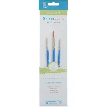 Malířský štětec Princeton Brush Selectartiste Multi-Technique 1 Sada štětců 3 ks