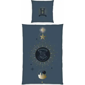 Povlečení Herding Bavlněné povlečení Harry Potter, 135 x 200 cm, 80 x 80 cm, mix barev