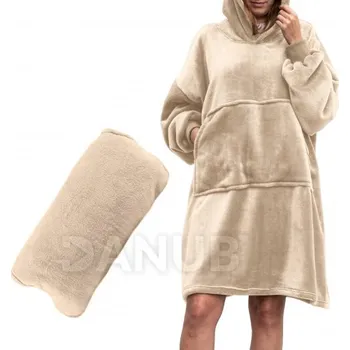 Oblečení pro bojové sporty Bluzair - Mikinová deka - Světlobéžová