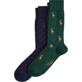 Pánské ponožky Ponožky Polo Ralph Lauren 2-pack 449865795 vícebarevná MLA, vel. ONE SIZE