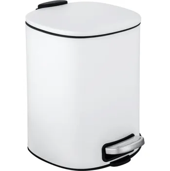 Odpadkový koš WENKO 24779100 - Koš ALASSIO 20,5x27 cm bílá/černá