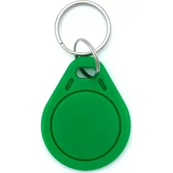 RFID čip Mifare CUID 13,56MHz zelený přívěšek