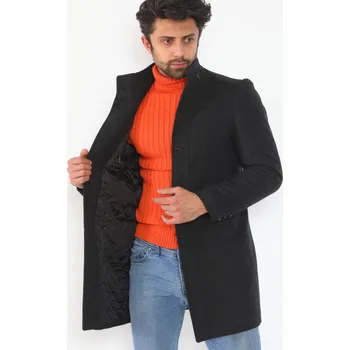 Pánský zimní kabát Pánský kabát dewberry dewberry černá | oranžová | světle modrá 1330617