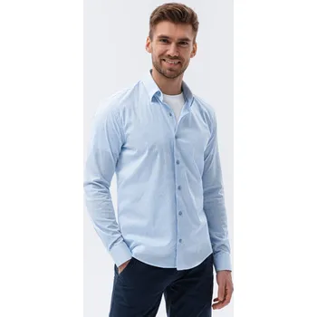 Pánská košile Pánská košile Ombre Ombre bílá | světle modrá 1848601