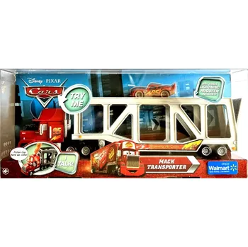 autíčko Cars (Auta) Mack Transporter talking (mluvící) + Dirt Track McQueen