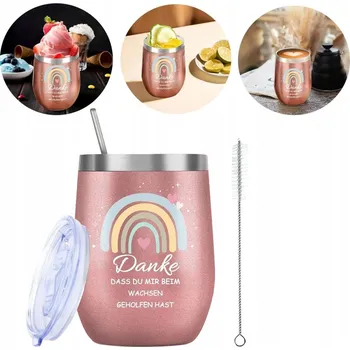 Termohrnek TERMOHRNEK S OCELOVÝM BRČKEM Na Kávu Čaj Jako dárek 350ML