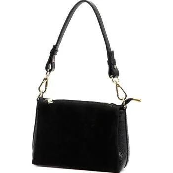 Kabelka Kožená kabelka Luka 24-098 - černá