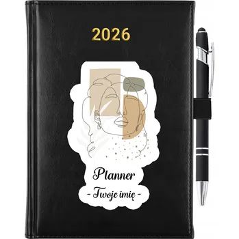 Kalendář Knižkový kalendář 2026 A5 černý