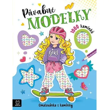 Půvabné modelky - Omalovánka s kamínky - Kaczynska Agata