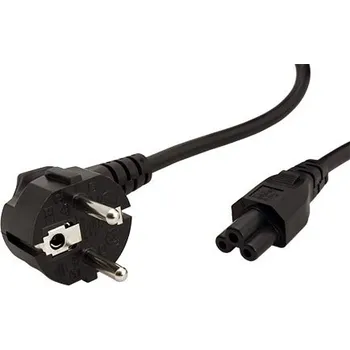 Napájecí kabel ROLINE Kabel síťový k notebooku, CEE 7/7(M) - IEC320 C5, 3m (trojlístek), černý - 19.08.1031