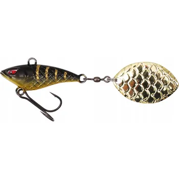 Umělá nástraha Mikado M-tail Rotační Třpytka 12g Black Tiger (Černý Tygr) - rotační ocásek