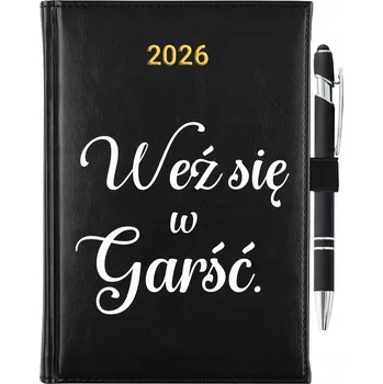 Kalendář Knižkový kalendář 2026 A5 černý