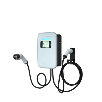 Elektromobilita Wallbox nabíječka WBAC T2, 2 kabely, 22 kW, 5 m, RFID bílá Elvix