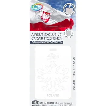 Vůně do auta AIRGUT EXCLUSIVE OSVĚŽOVAČ VZDUCHU DO AUTA - Poland (VŮNĚ KIRKE) Závěska