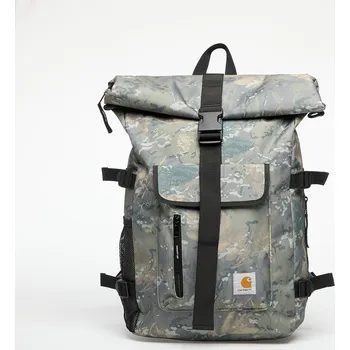 Městský batoh Carhartt WIP Philis Backpack Camo Combi/ Green 21,5 l zelená