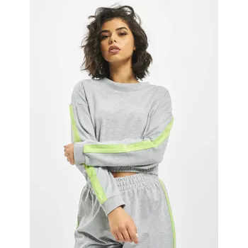 Dámská mikina Dámská mikina DEF Chelsea - šedá DEF šedá | světle zelená 1752548