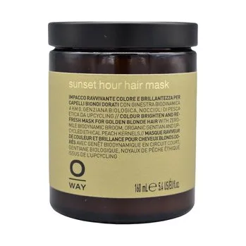 Vlasová regenerace Oway Blondeway Sunset Hour Hair Mask péče o barvu a lesk zlatavých blond vlasů 160 ml