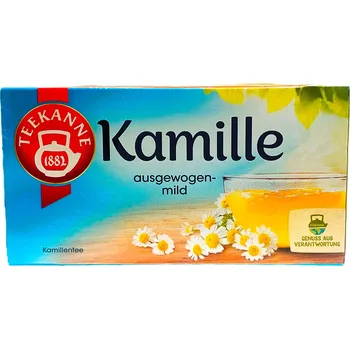 Čaj TEEKANNE KAMILLE - heřmánkový čaj - 30g ( 20x 1,5g)