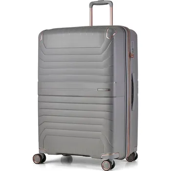 Plastový kufr ROCK Astrid L - šedá