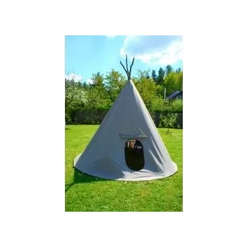 Stan Dětské týpí, (teepee, tipi) pr. 2,8 m (3m) - šedá BOtypi28bil