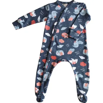 Kojenecký overall Kojenecký overal se zvířátky - tmavě modrá, Velikost 62/68, Barva barevný vzor 4295