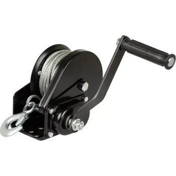 lanový naviják Ruční naviják DWKO 12 HD, 540 kg, Ocelové lano, Dragon Winch