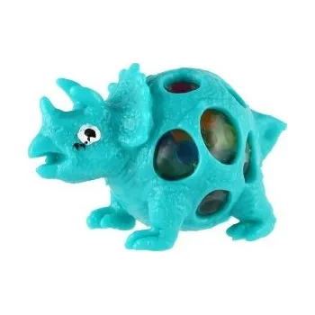 Modelovací hmota Dinosaurus antistresový mačkací sliz 7x5cm - modrá