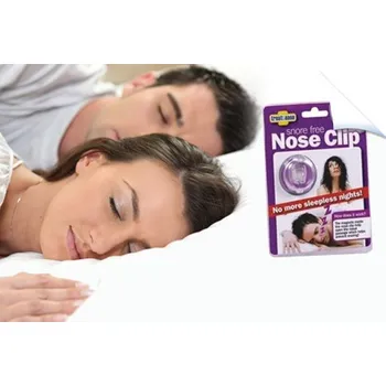Pomůcka proti chrápání a spánkové apnoe Klips do nosu proti chrápání NM-2223